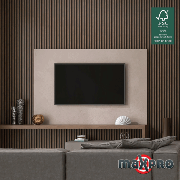 Akustični panel Orah FURNIR 240x60 cm