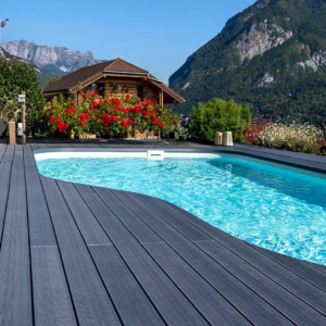 WPC pod CYAN GREY 3000x140x25