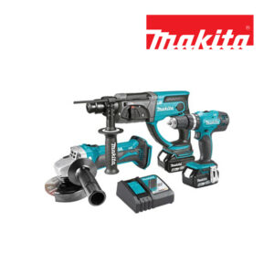 Makita AKU set DGA452, DHP453, DHR202, BL1840 x 2