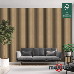 Akustični panel Hrast Pattern FURNIR 27-13/25-15 2700x600x9 mm