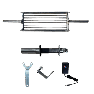 Planetarni motor 5 do 16 cm s rešetkom za ražanj 70×30 cm