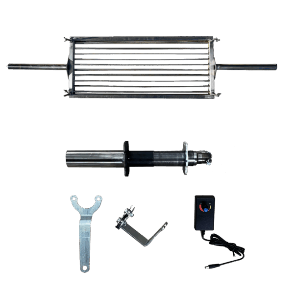 Planetarni motor 5 do 16 cm s rešetkom za ražanj 70x30 cm
