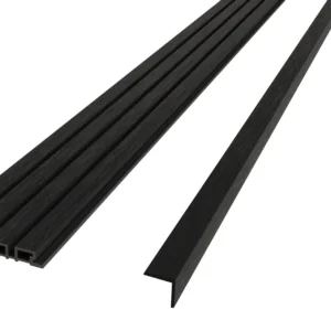 WPC završna L letvica – BLACK