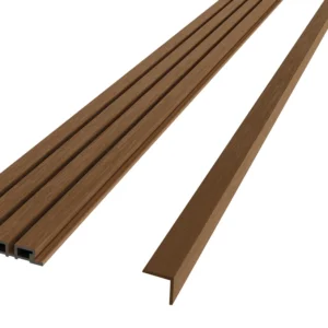 WPC završna L letvica – TEAK